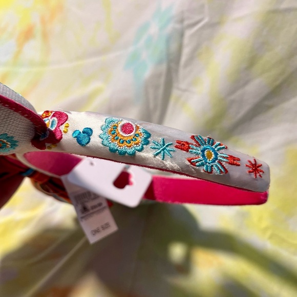 Disney Parks Epcot embroidered Mexico Minnie Mouse Ears Headband Adult - Picture 6 of 8